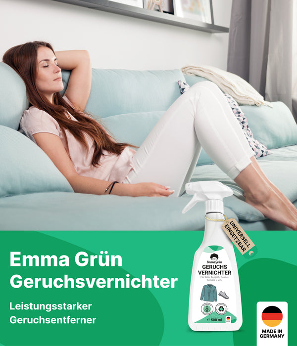 Nicotine remover 500 ml, nicotine cleaner against yellow & odor, s —  Emma Grün